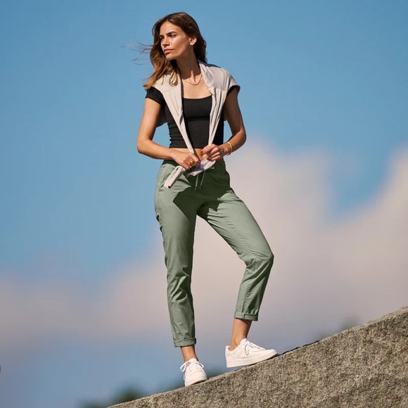 Vuori Rip Stop Pants Army Green Women’s Small - Picture 5 of 13